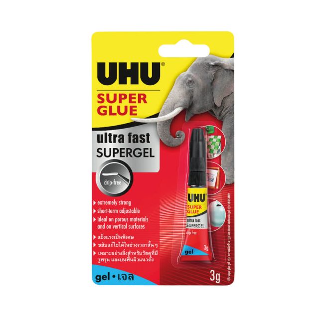 UHU 064061 Super Glue Gel 3g 3-64061 image 1