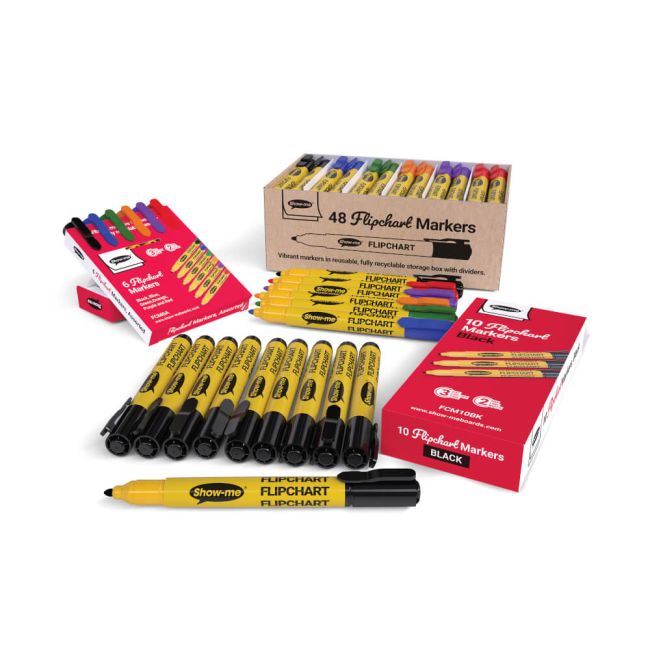 Show-me Flipchart Markers Assorted (Pack of 48) FCM48A image 4