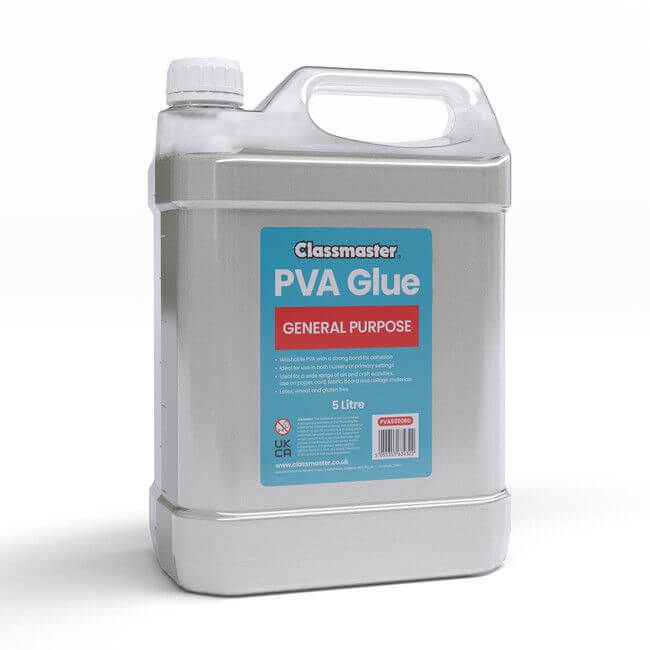 Classmaster PVA Glue General Purpose - Red Label (5 Litre) PVA5000RD image 1