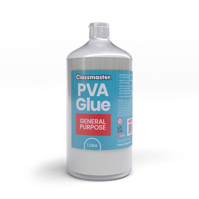 Classmaster PVA Glue General Purpose - Red Label (1 Litre) PVA1000RD image 1
