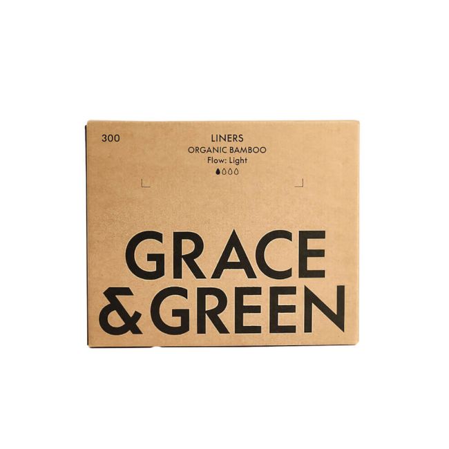 Grace and Green Bulk Bamboo Liners (Pack of 300) GGBAMLINBULK15 image 1