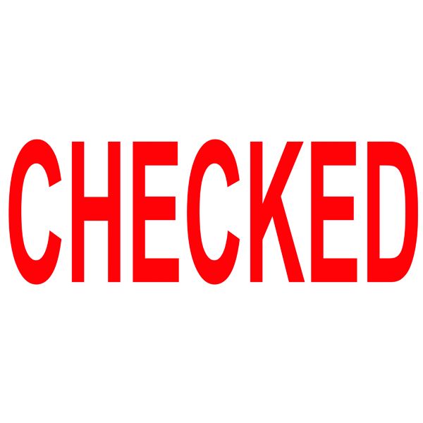 Colop Green Line Word Stamp Checked image