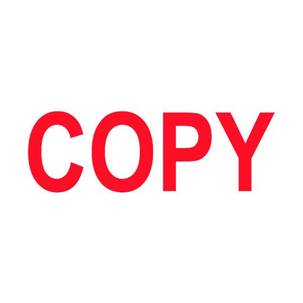 Colop Word Stamp Green Line Copy image