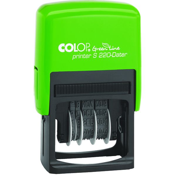 Colop S220 Green Line Date Stamp image