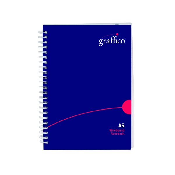 Graffico Pp Twin-Wire Notebk A5 140P image