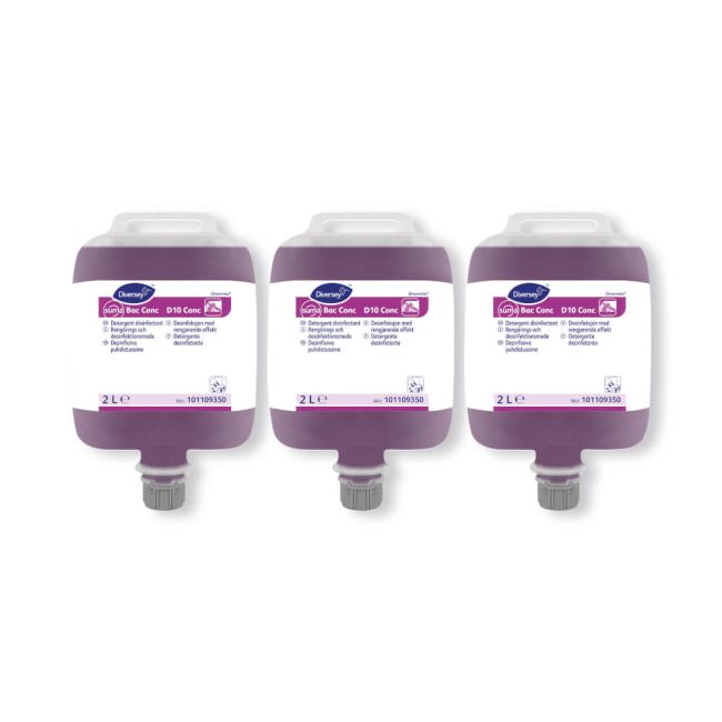 Suma Bac Conc D10 Concentrated Detergent Disinfectant 2L (Pack of 3) 101109350 image 1