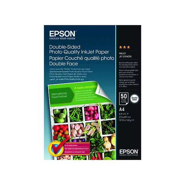 Epson Photo Qual Inkjet Ppr A4 50Sht image