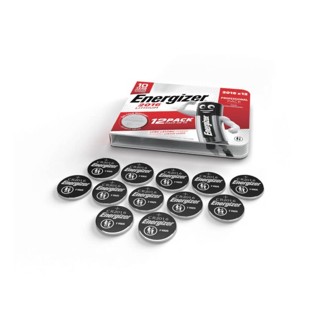 Energizer Lithium CR2016 Coin Cell Battery (Pack of 12) 7638900453836 image 2
