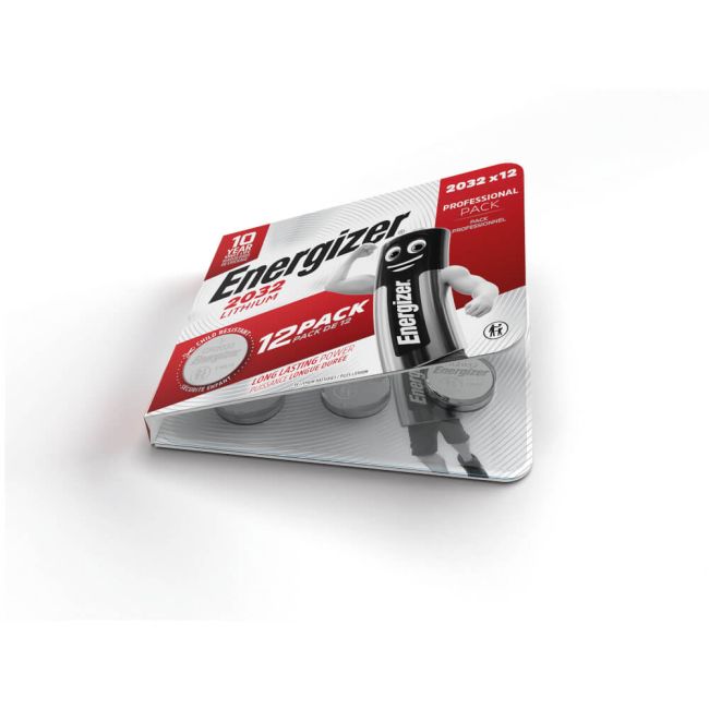 Energizer Lithium CR2032 Coin Cell (Pack of 12) 7638900453850 image 3