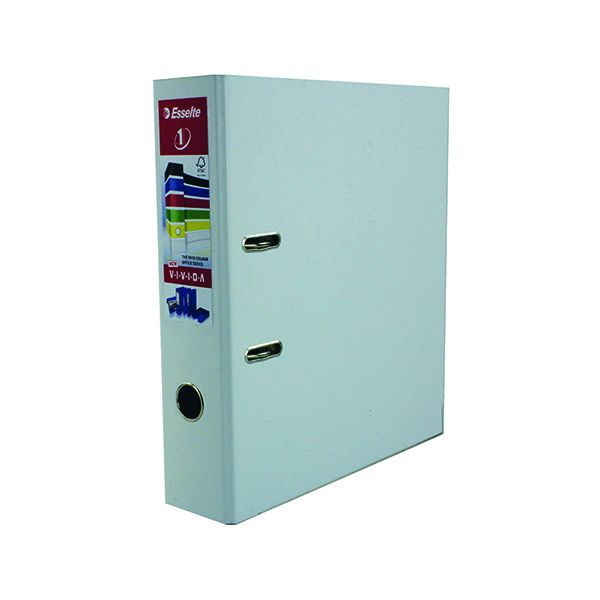 Esselte A4 Lever Arch Pp 70Mm White image