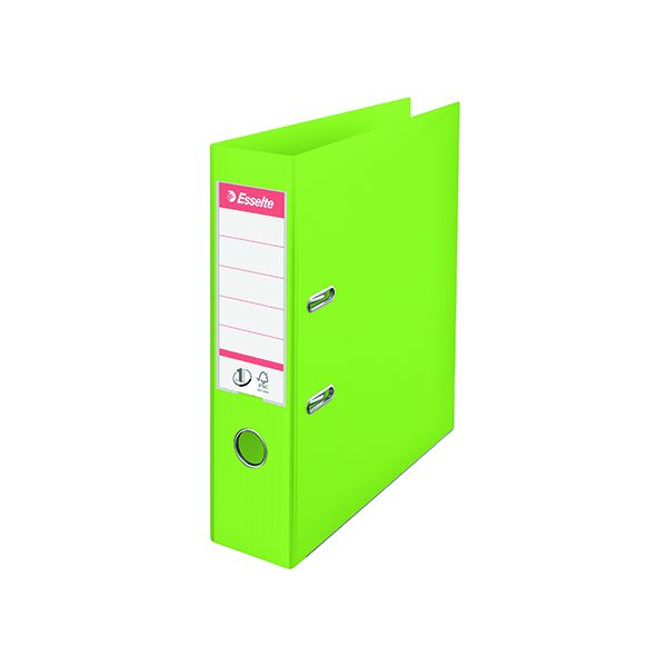 Esselte A4 Lever Arch Pp 70mm Green image