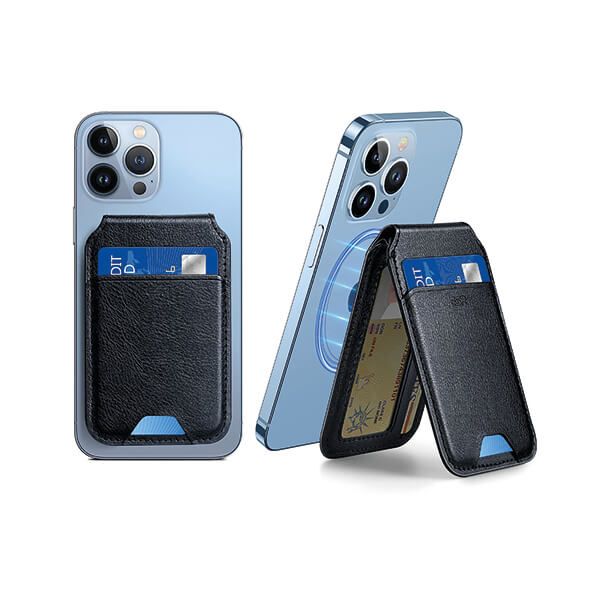 ESR HaloLock Vegan Wallet Stand Blk image