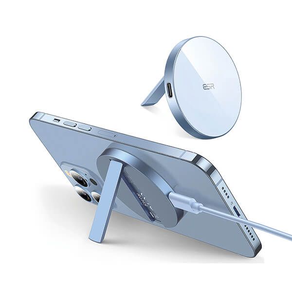 ESR HaloLock Kickstand Wls Chg Blue image