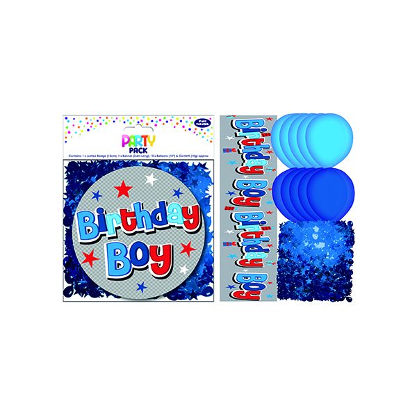 Birthday Boy Party Pack Pack of 6 image
