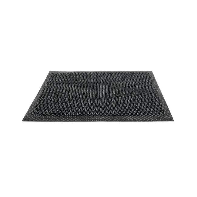 Doortex Meshmat Flat Edging Full Anti-slip PVC Backing 800x1200mm Metallic Grey UREMFLYV0003 image 2