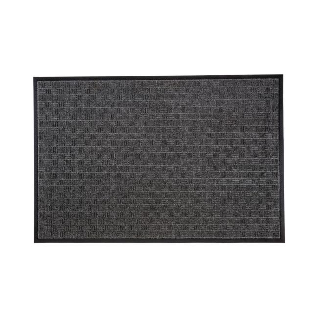Doortex Ribmat Indoor/Outdoor Use Anti-slip Base 800x1200mm Charcoal UREMFLRU0010 image 1