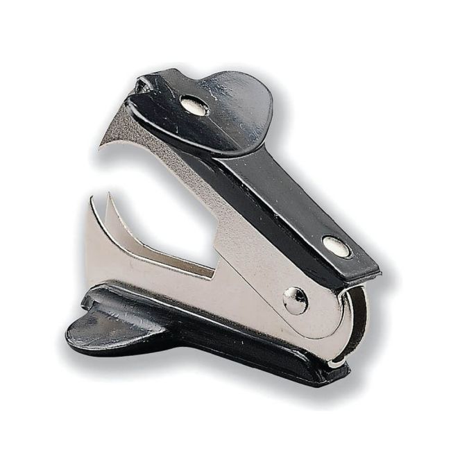 5 Star Office Staple Remover Contoured Grip Pinch Style Black image 1