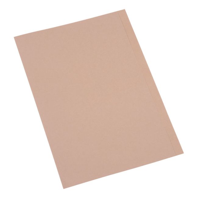 5 Star Office Square Cut Folder Recycled 250gsm Foolscap Buff (Pack of 100) image 1