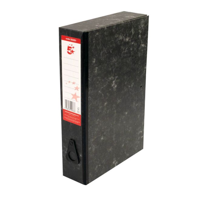 5 Star Office Box File Foolscap Cloud Cover (Pack of 10) image 1