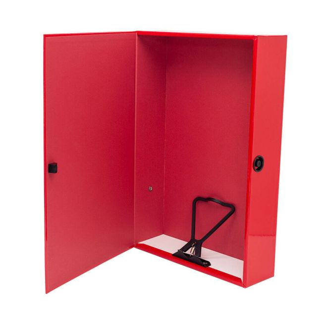 5 Star Office Box File Foolscap Red (Pack of 5) image 2
