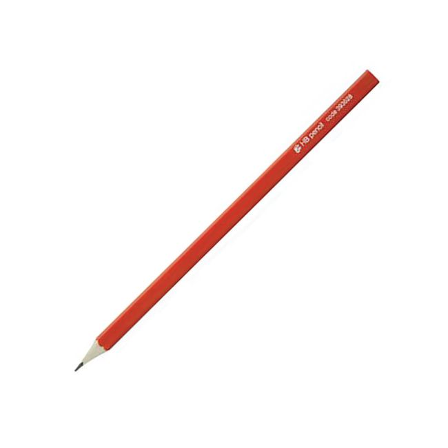 5 Star Pencil HB Red Barrel (Pack of 12) image 1
