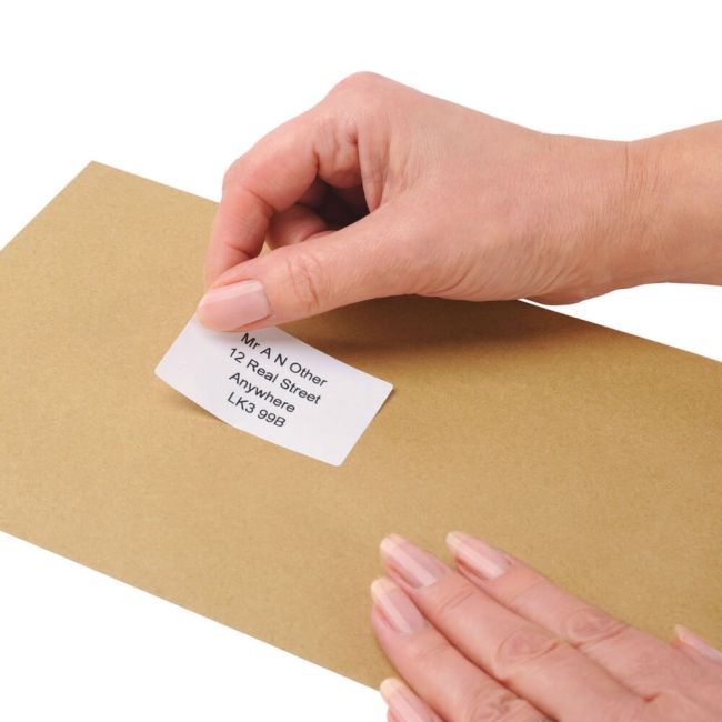 5 Star Multipurpose Labels Laser Copier Inkjet 63.5x46.6mm White (Pack of 1800) image 3