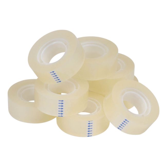 5 Star Office Clear Tape Roll Small Easy-tear Polypropylene 40 Microns 18mmx33m (Pack of 8) image 2