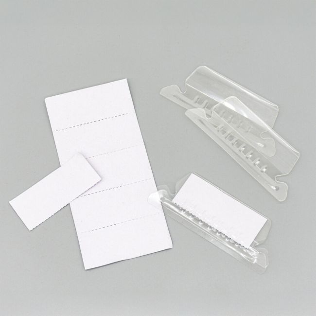 5 Star Office Plastic Tabs for Suspension File Clear (Pack of 50) image 5