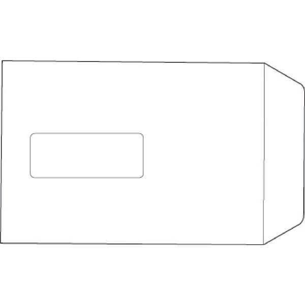 5 Star Envelopes Pocket Press Seal Window 100gsm White C5 229x162mm (Pack of 500) image 1