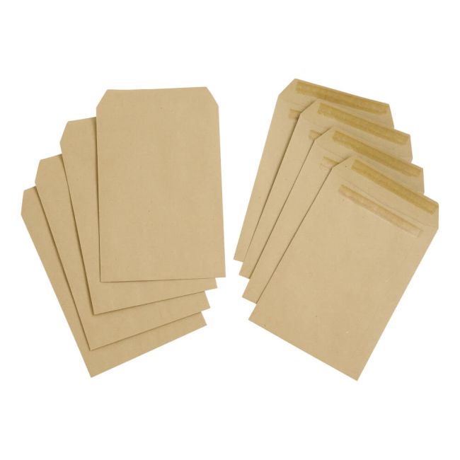 5 Star Envelope C5 Pocket Self Seal 80gsm Plain Manilla (Pack of 500) image 1