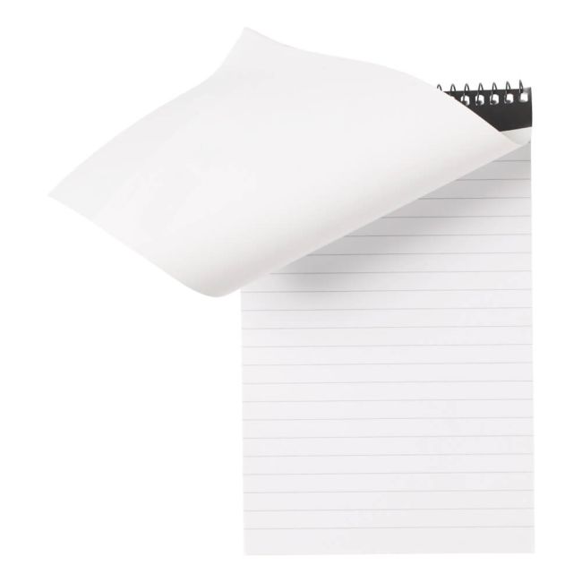 5 Star Shorthand Pad Wirebound 60gsm Ruled 160pp 127x200mm Black/White (Pack of 10) image 2
