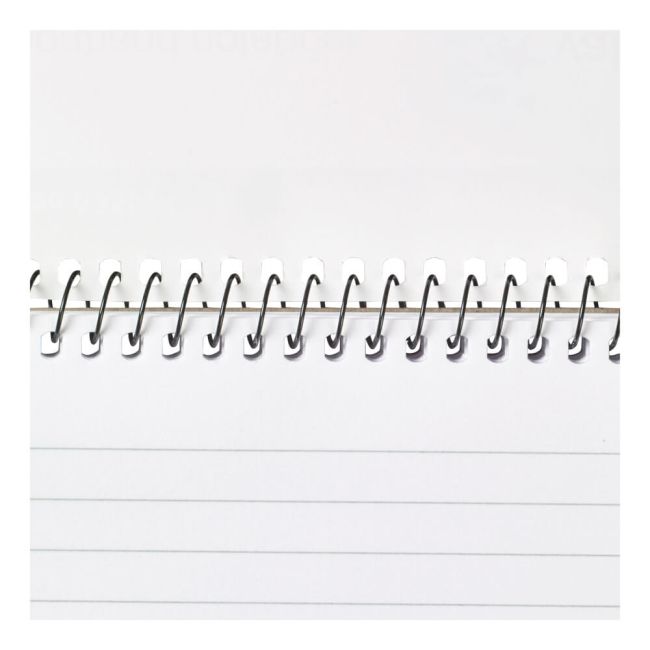 5 Star Shorthand Pad Wirebound 60gsm Ruled 160pp 127x200mm Black/White (Pack of 10) image 3