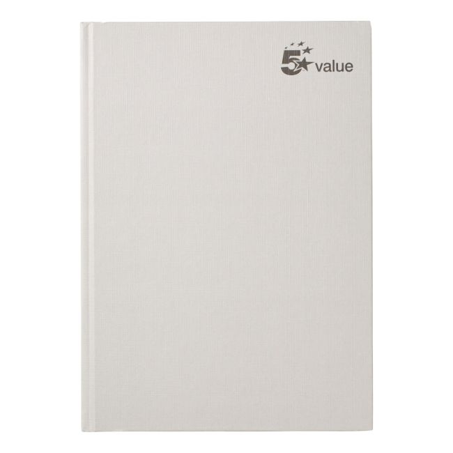 5 Star Casebound Notebook 70gsm Ruled 192pp A4 (Pack of 5) image 1