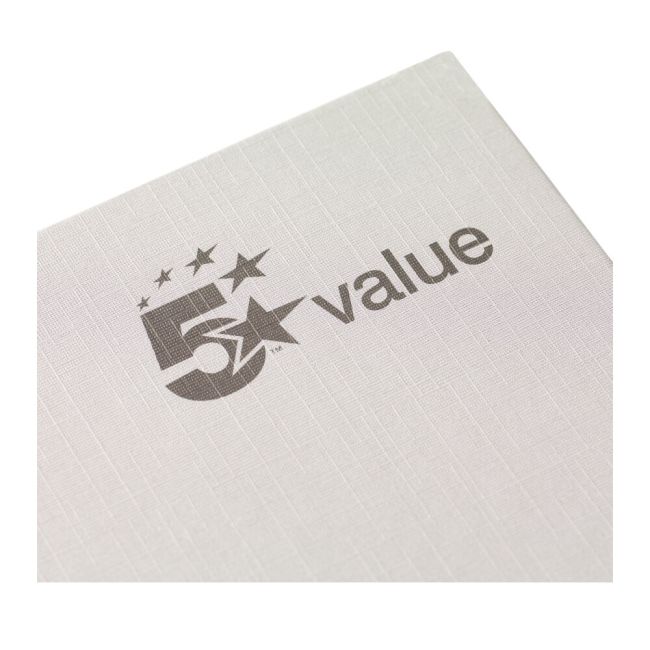 5 Star Casebound Notebook 70gsm Ruled 192pp A4 (Pack of 5) image 3