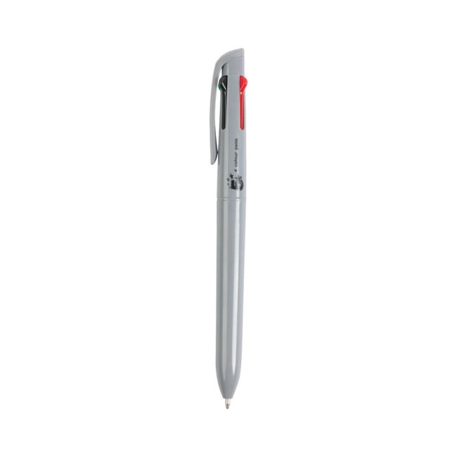 5 Star 4 Colour Ballpoint Pen Grey Barrel Black/Blue/Red/Green (Pack of 12) FS667979 image 3
