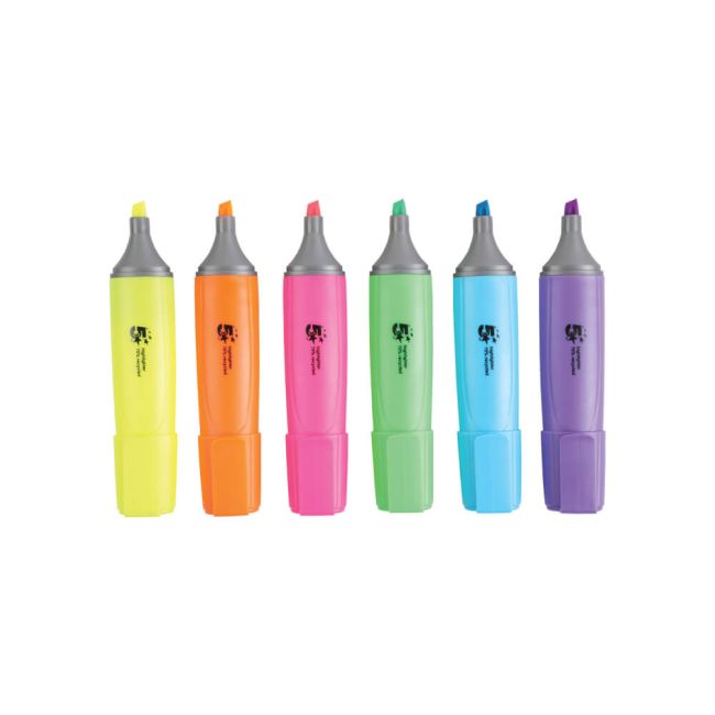 5 Star Highlighter Set Recycled Content Bright Assorted (Pack of 48) FS667995 image 2