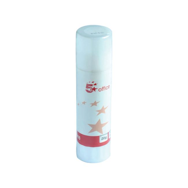 5 Star Glue Stick Solid Medium 20g (Pack of 15) FS668923 image 1