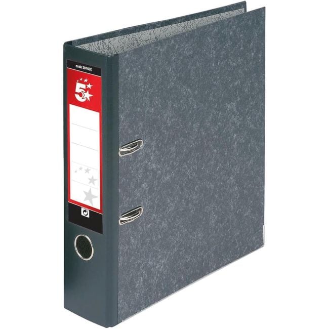 5 Star Office A5 Upright Lever Arch File (Pack of 10) image 1