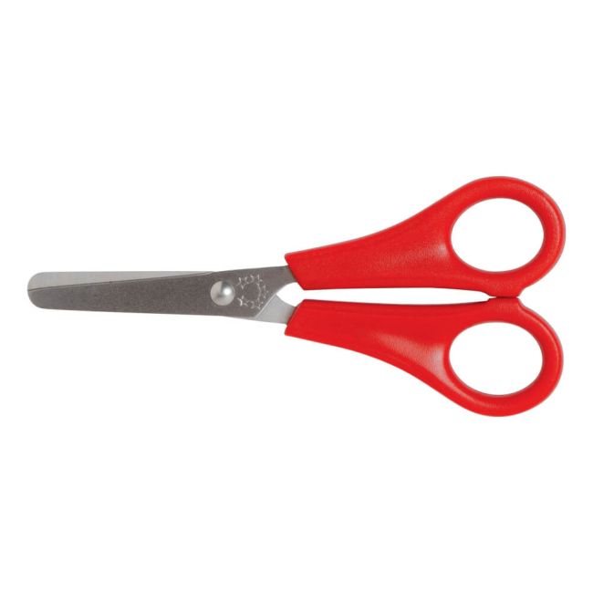 5 Star Office School Scissors 130mm Red image 1