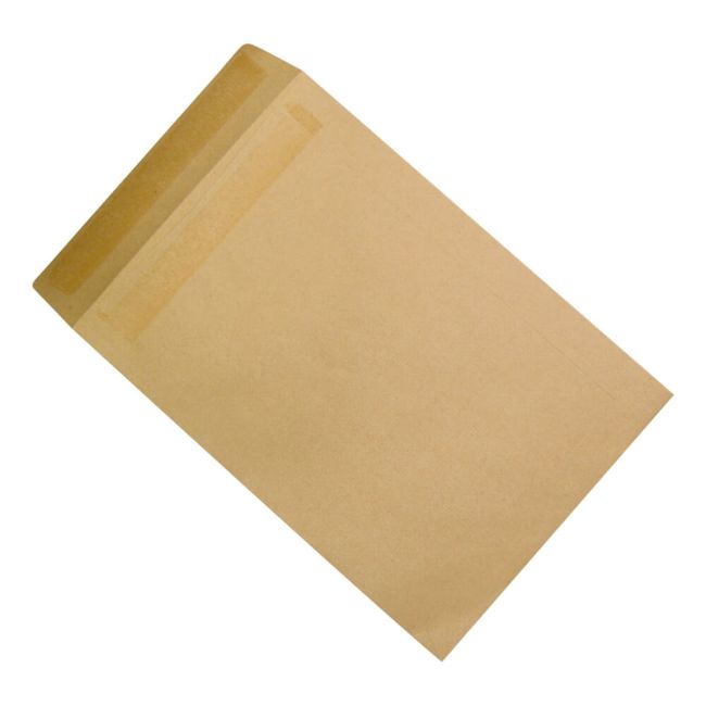 5 Star Office Envelopes Recycled Pocket Self Seal 90gsm 381x254mm Manilla (Pack of 250) image 1