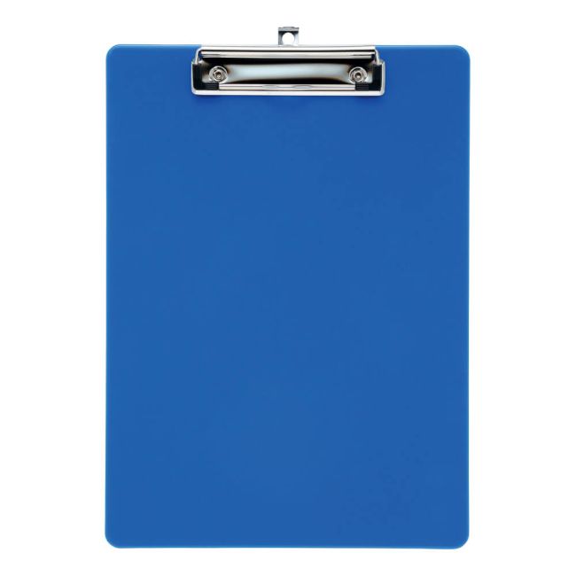 5 Star Office Clipboard Solid Plastic Durable with Rounded Corners A4 Blue image 1