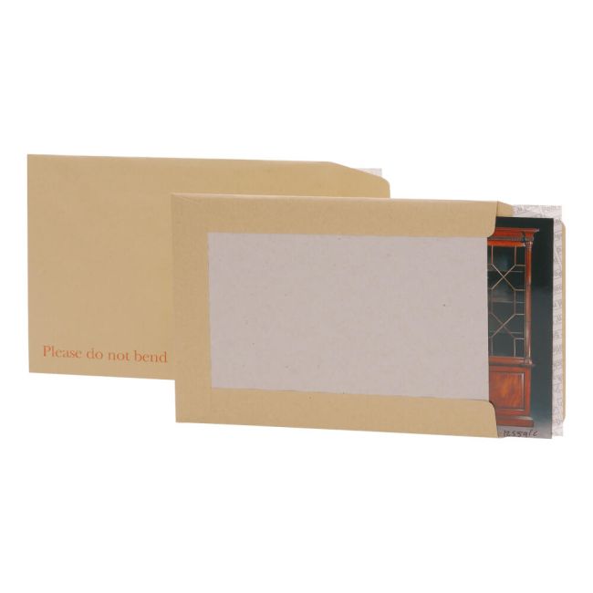 5 Star Office Envelopes Recycled Board Backed Hot Melt Peel/Seal C3 457x324mm Manilla (Pack of 50) image 1