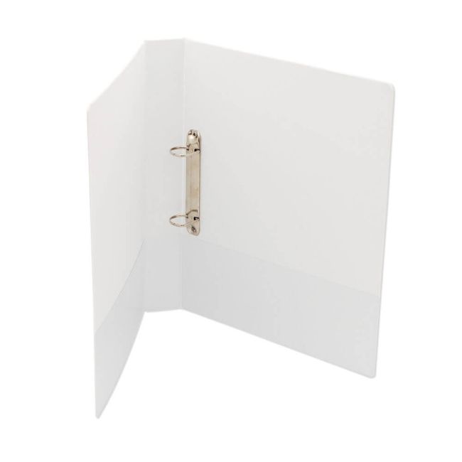 5 Star Office A4 Presentation RBnd Polypropylene 25mm 2D-Ring White (Pack of 10) image 2