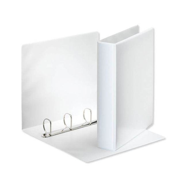 5 Star Office A4 Presentation Ring Binder Polypropylene 38mm 4D-Ring White (Pack of 10) image 1
