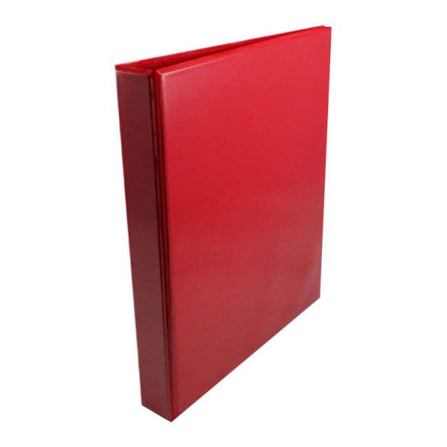 5 Star Office A4 Presentation Ring Binder Polypropylene 38mm 4D-Ring Red (Pack of 10) image 1
