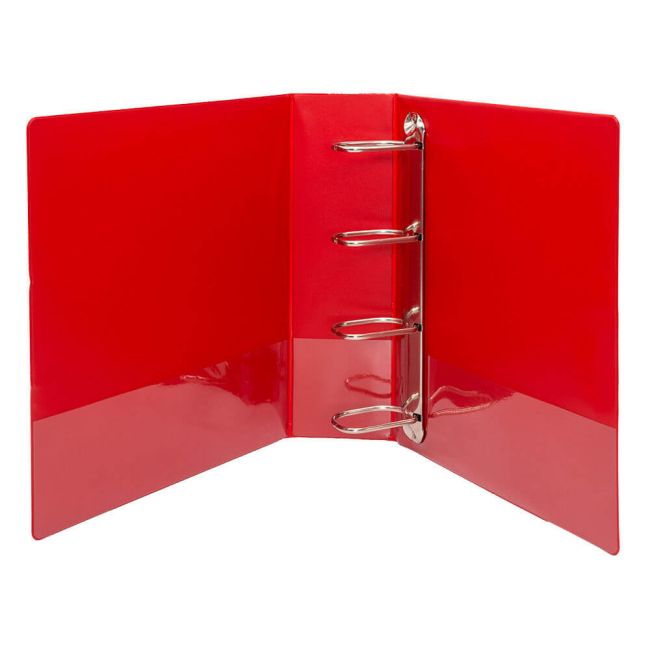 5 Star Office A4 Presentation Ring Binder Polypropylene 65mm 4D-Ring Red (Pack of 10) image 2