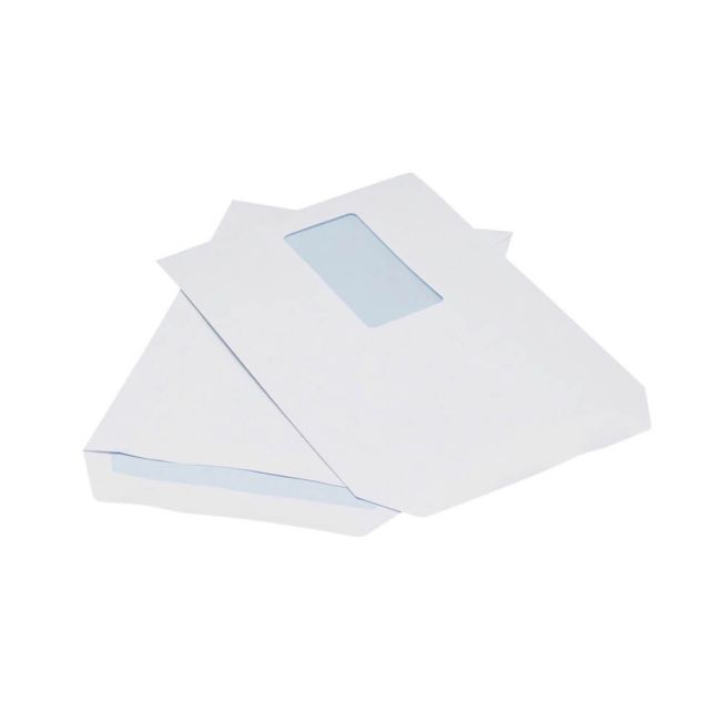 5 Star Office Envelopes Pocket Self Seal Window 90gsm C5 229x162mm White (Pack of 500) image 4