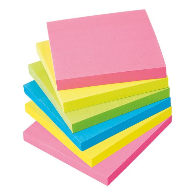 5 Star Sticky Notes Extra Sticky Neon (Pack of 6) 940570 image 2