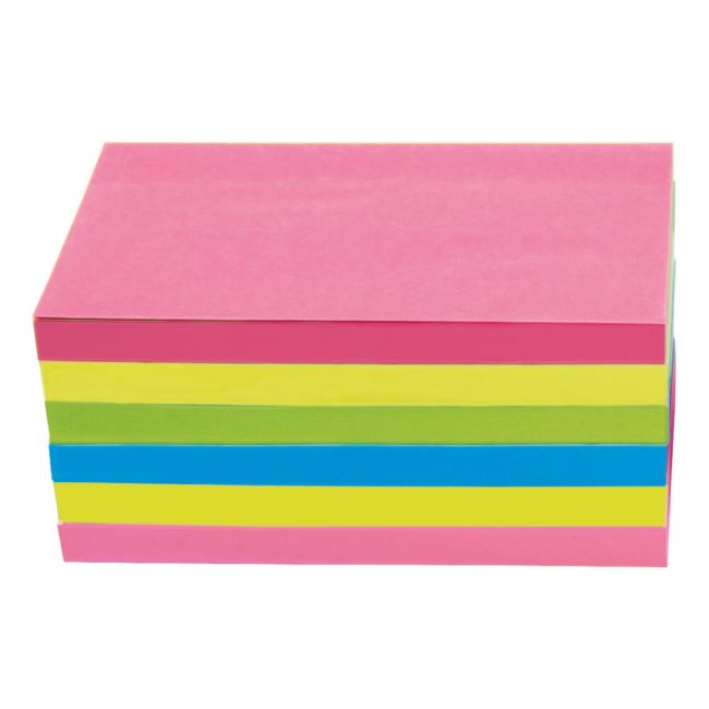 5 Star Sticky Notes Extra Sticky Neon (Pack of 6) 940576 image 2