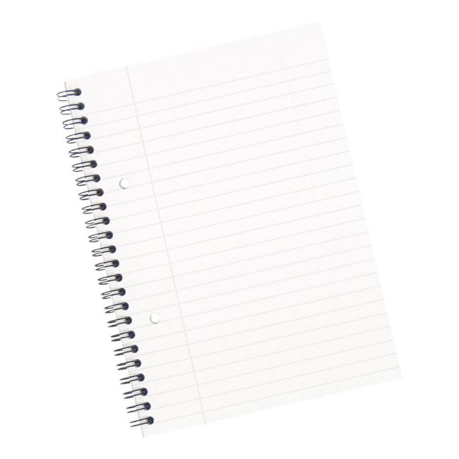 5 Star Office Notebook Wirebound Ruled Margin Perforated 2 Holes 100pp A5+ Red/White (Pack of 10) image 2